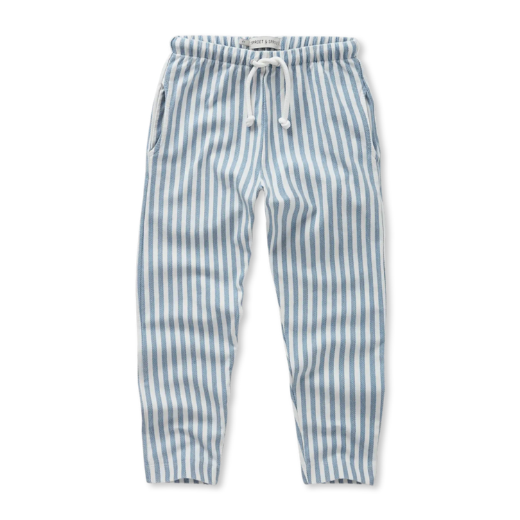 Sproet & Sprout Jersey Twill Denim Pants - Denim Blue