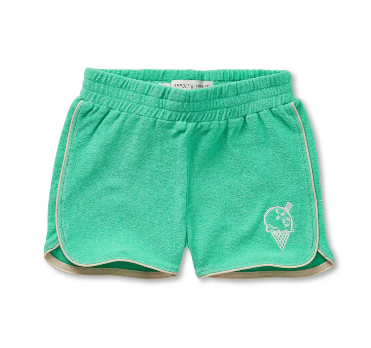 Sproet & Sprout Terry Sport Shorts - Green