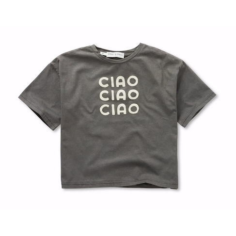 Sproet & Sprout T-shirt Ciao - Washed Black