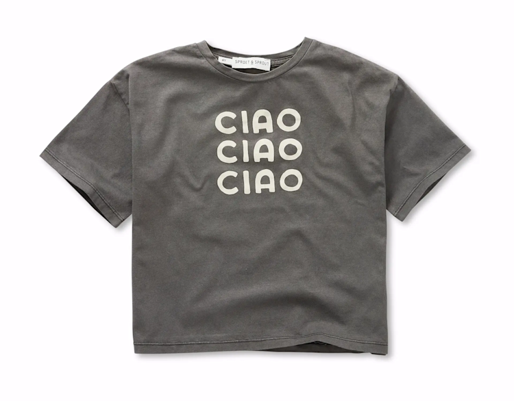 Sproet & Sprout T-shirt Ciao - Washed Black