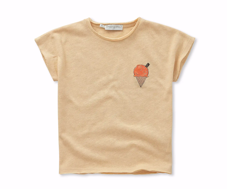 Sproet & Sprout Linen T-shirt - Sand