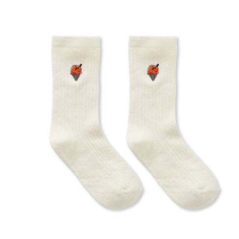 Sproet & Sprout Socks Ice Cream - Off White