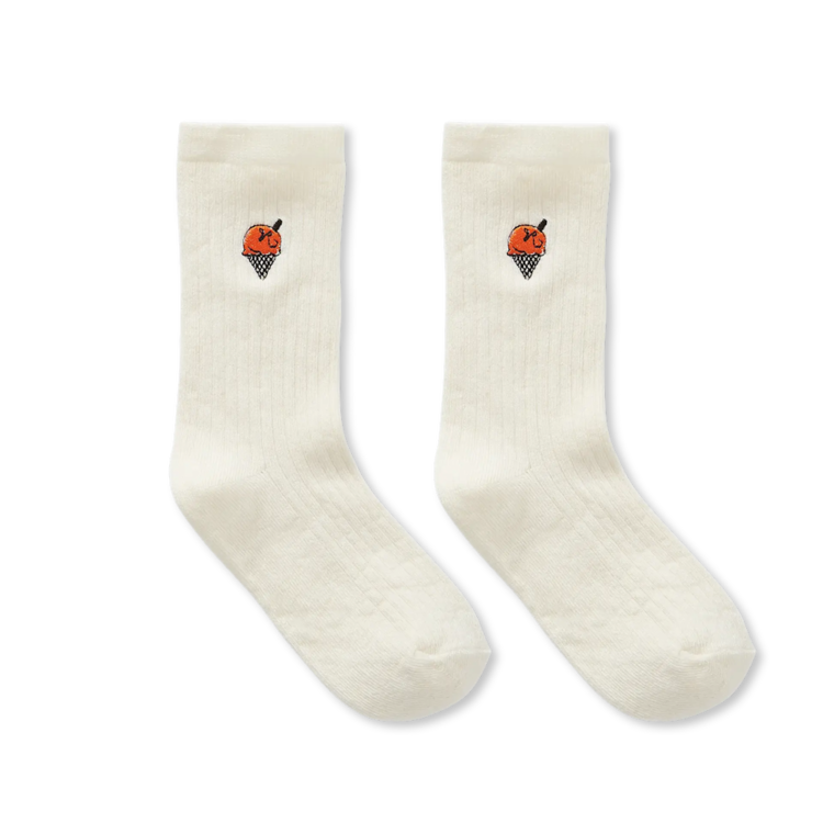 Sproet & Sprout Socks Ice Cream - Off White