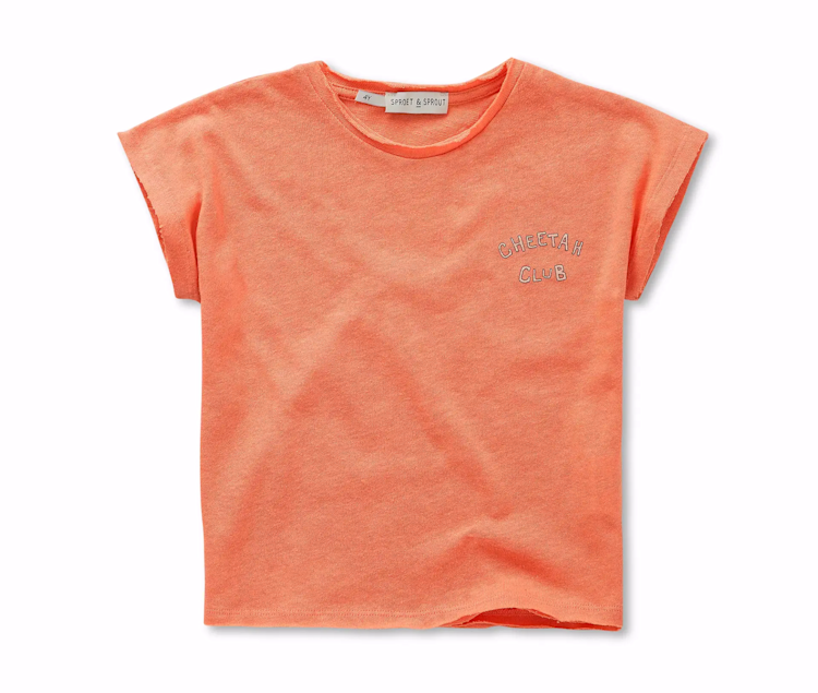 Sproet & Sprout Linen T-shirt Orange - Orange Sprint