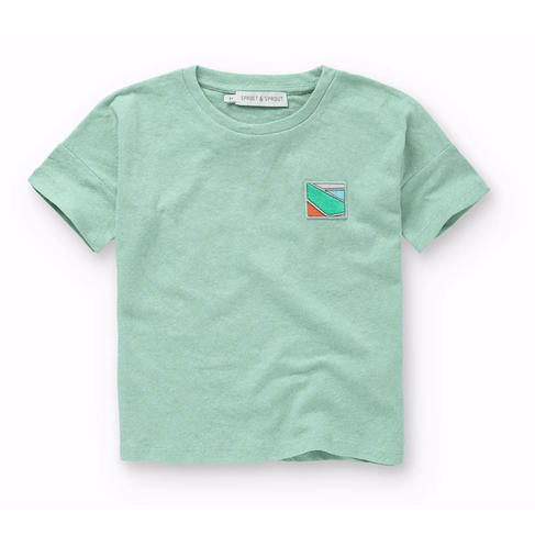 Sproet & Sprout Linen T-shirt Green - Jade Green
