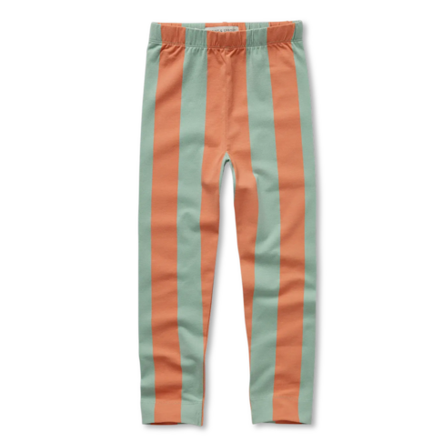 Sproet & Sprout Leggings Block Stripes - Silt Green
