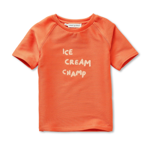 Sproet & Sprout Swim T-shirt Orange - Orange Sprint