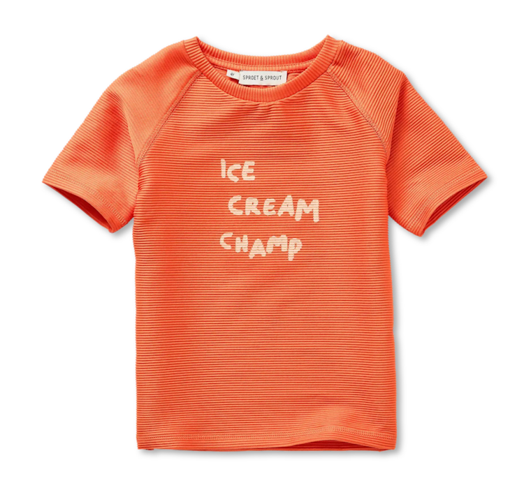 Sproet & Sprout Swim T-shirt Orange - Orange Sprint