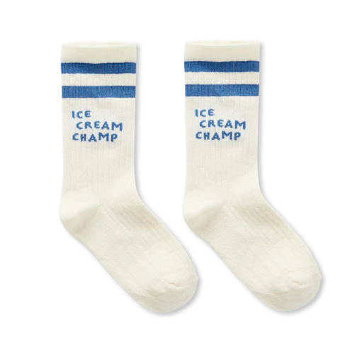 Sproet & Sprout Socks Ice Cream Champ - Off White