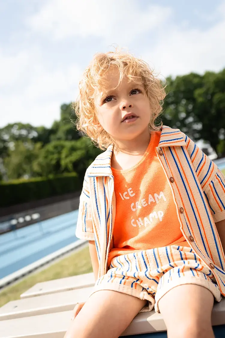 Sproet & Sprout Swim T-shirt Orange - Orange Sprint