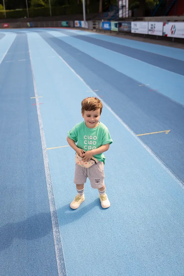 Sproet & Sprout Terry T-shirt Ciao - Jade Green