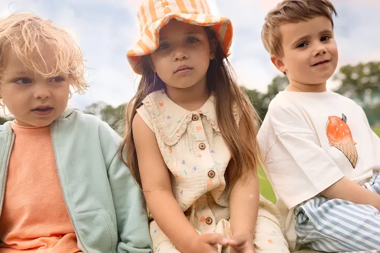 Sproet & Sprout Linen T-shirt Orange - Orange Sprint