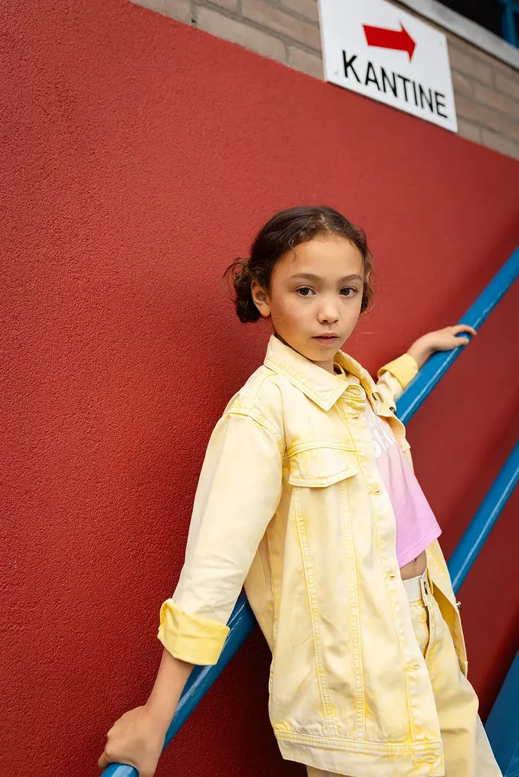 Sproet & Sprout Denim Pants - Pastel Yellow