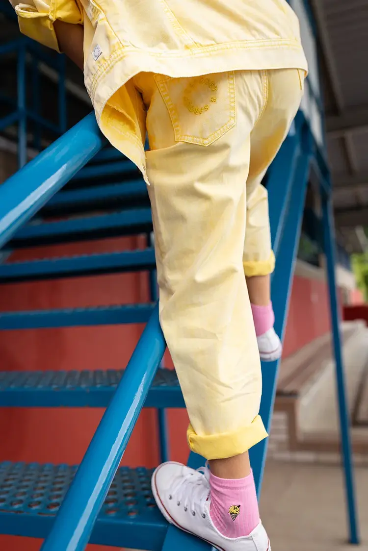 Sproet & Sprout Denim Pants - Pastel Yellow