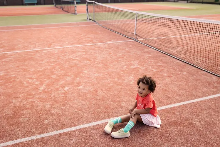 Sproet & Sprout Boxy T-shirt Swan - Fiesta