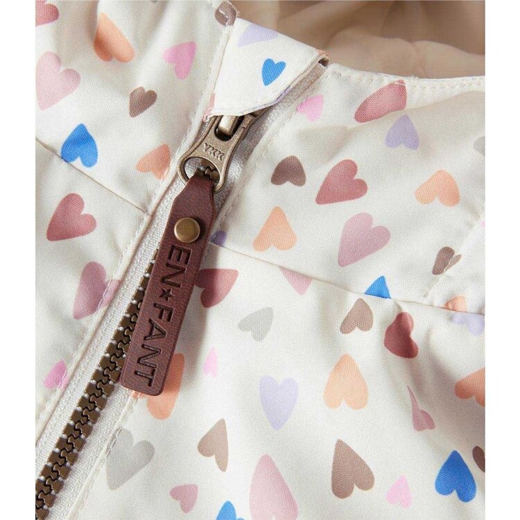 Enfant Bomber Jacket  - Eggnog Hearts