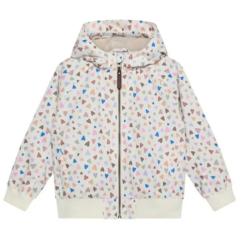 Enfant Bomber Jacket  - Eggnog Hearts