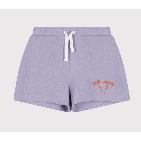 ALIX Woven Crinkle Shorts - Lilac