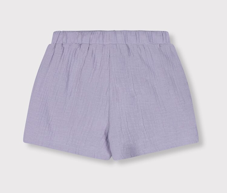ALIX Woven Crinkle Shorts - Lilac