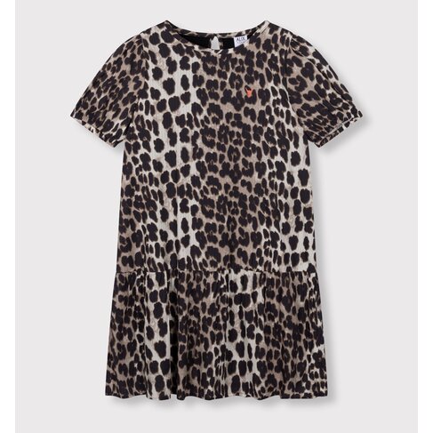 ALIX Woven Animal Dress - Animal