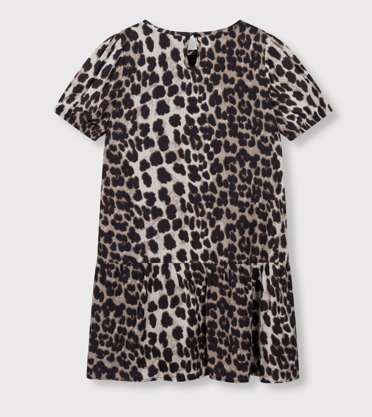 ALIX Woven Animal Dress - Animal