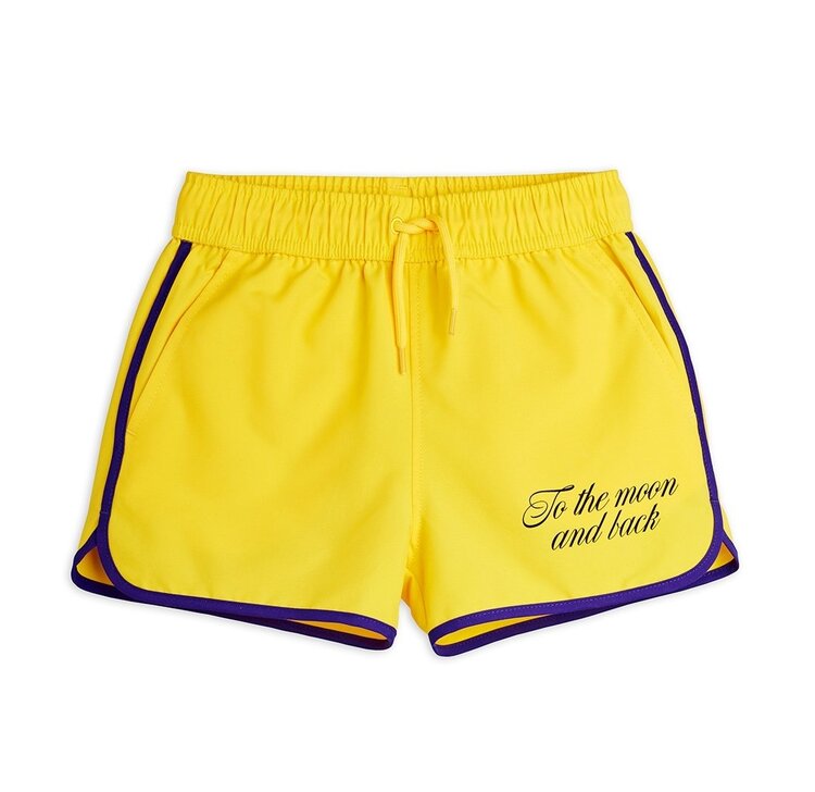 Mini Rodini To the moon sp swimshorts - yellow