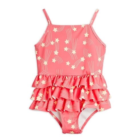 Mini Rodini Starfall aop swimsuit - pink