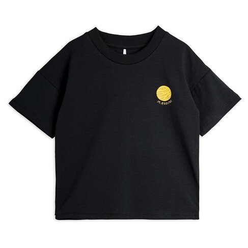 Mini Rodini Planet sp ss tee - black