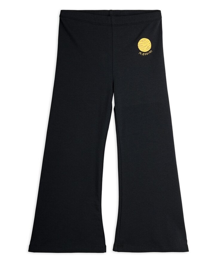 Mini Rodini Planet sp flared trousers - black