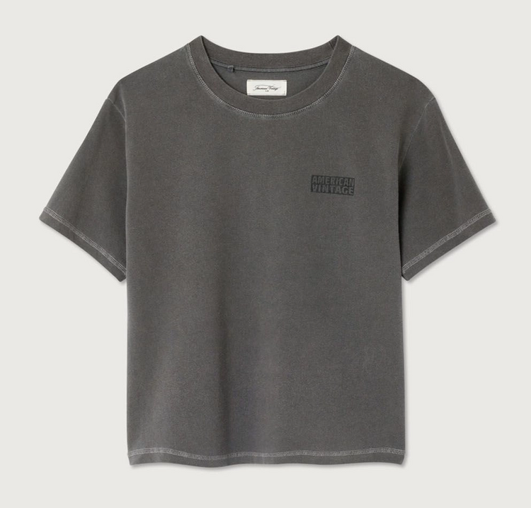 American Vintage PYMAZ t-shirts - Vintage Carbone