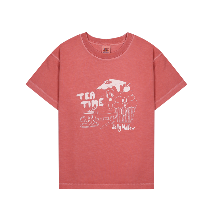 Jelly Mallow Tea Time Pigment T-shirt