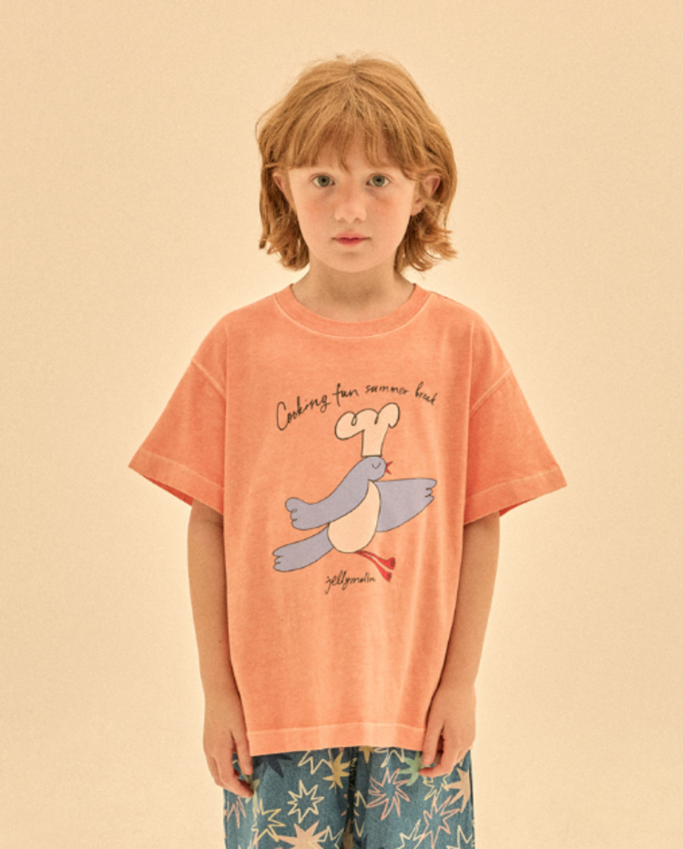 Jelly Mallow Cooking Bird Pigment T-shirt