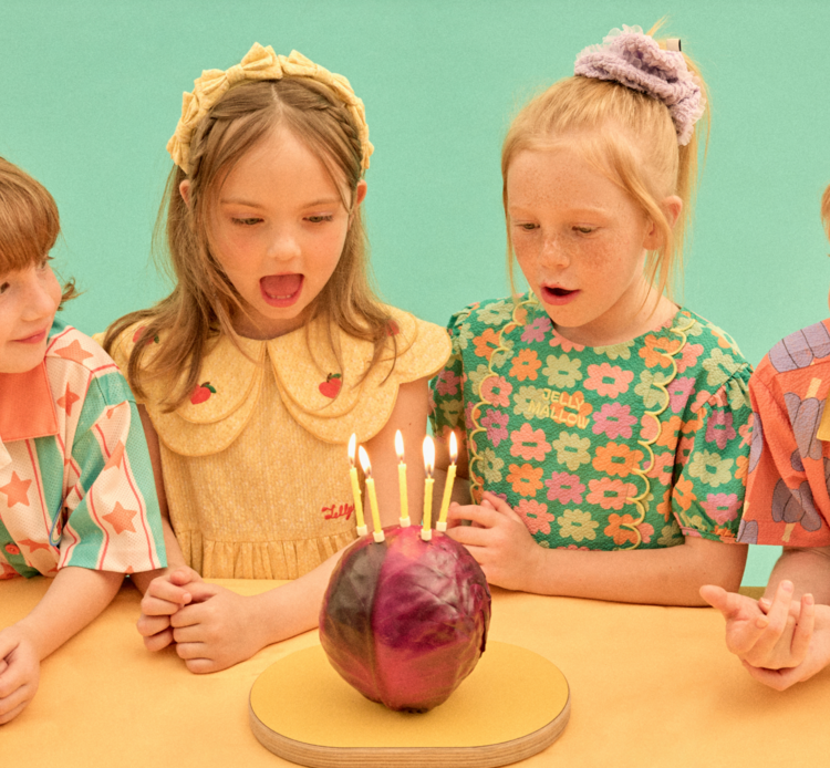 Jelly Mallow Flower Seersucker Blouse