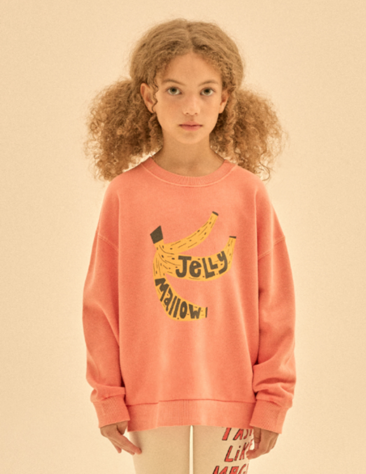 Jelly Mallow Banana Pigment Sweatshirt