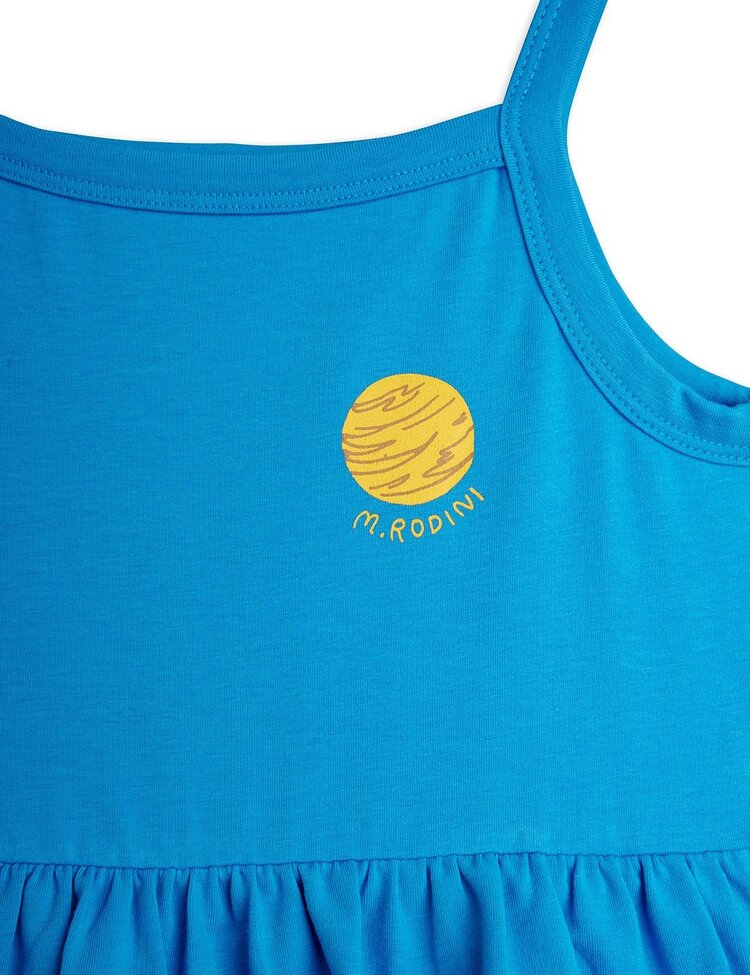Mini Rodini Planet sp tank dress - blue