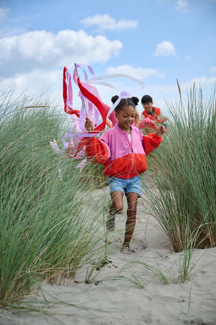 Gosoaky Seagull Jacket - wild orchid pink / poppin red