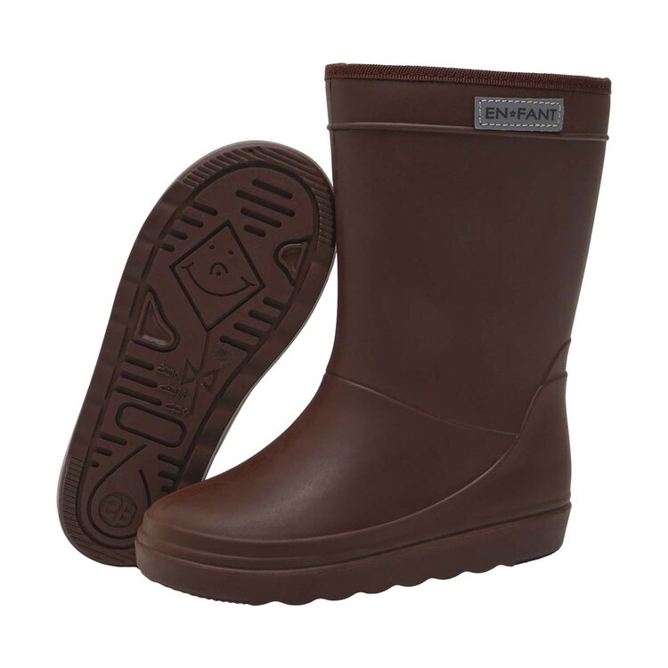 Enfant Thermo Boots Solid - Coffee Bean