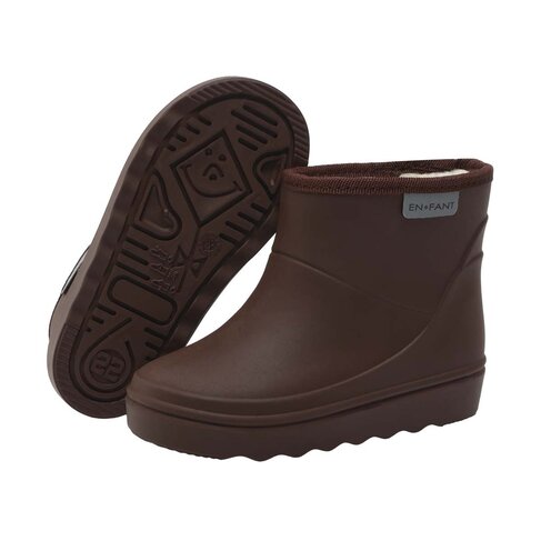Enfant Thermo Boots Solid Short - Coffee Bean