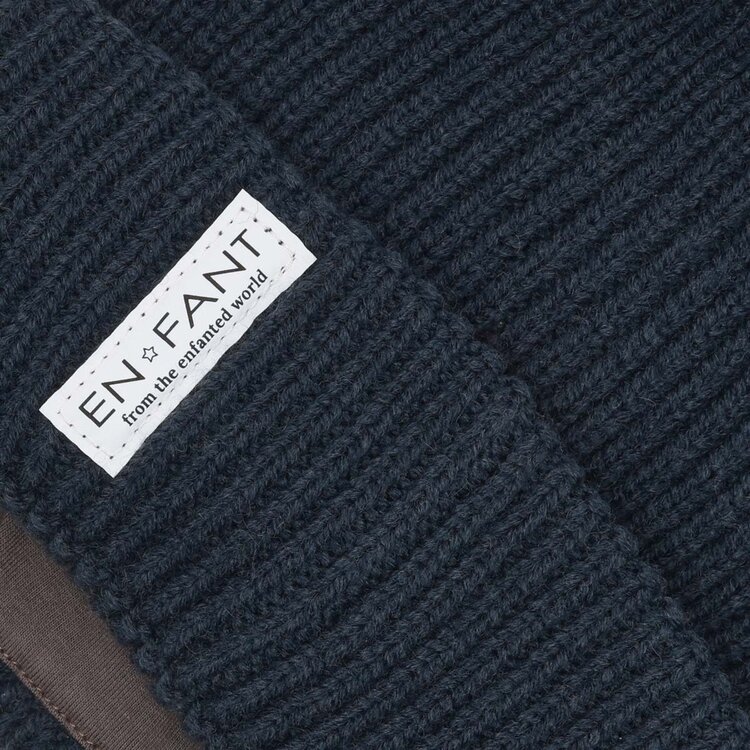 Enfant Beanie w. Lining - Parisian Night