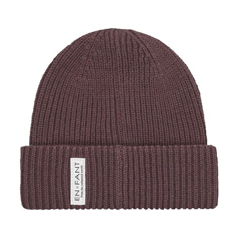 Enfant Beanie w. Lining - Flint