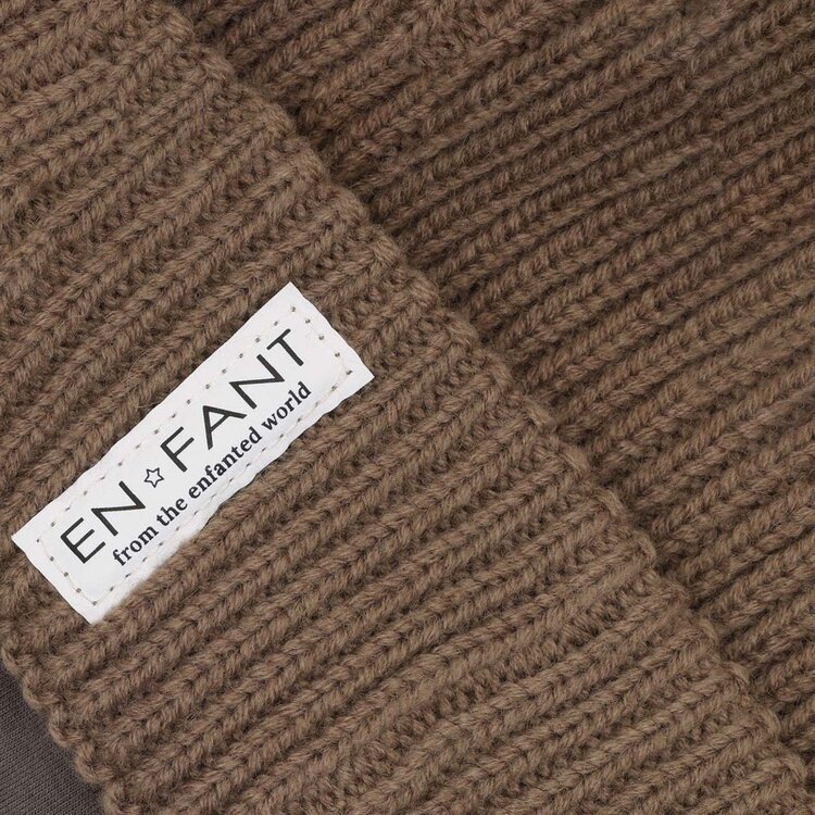 Enfant Beanie with Lining - Pine Bark