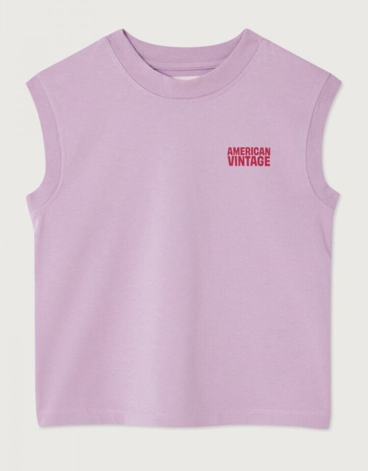 American Vintage GIXY top - Lilas Pastel