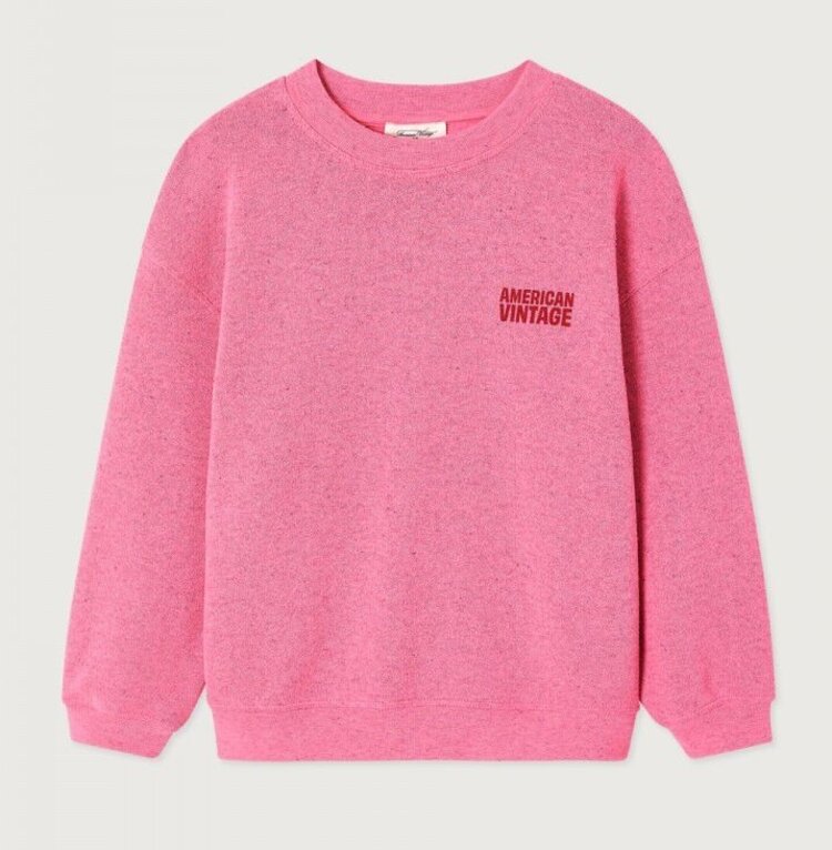American Vintage EVONA Sweater - Framboisine Surteint
