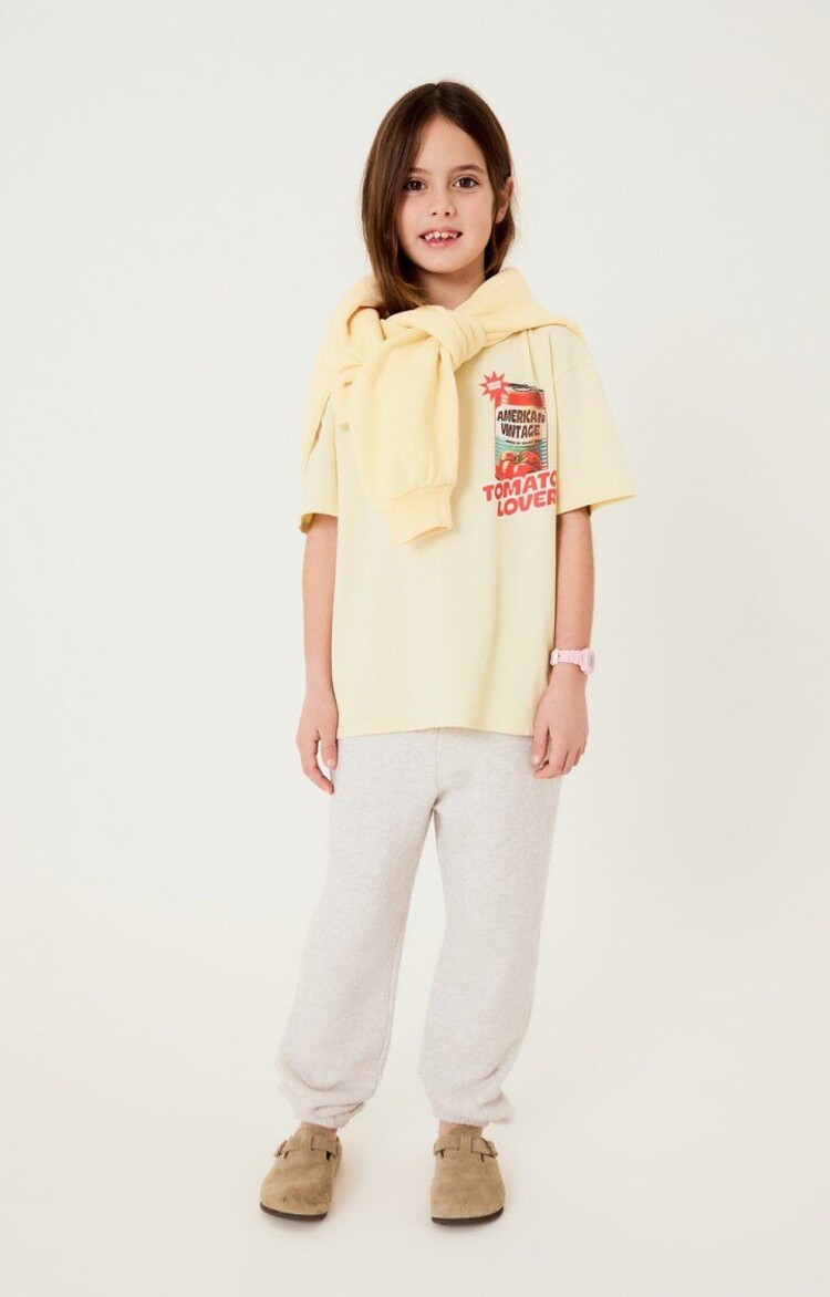 American Vintage FIZVALLEY t-shirt -  Creme Anglaise Vintage