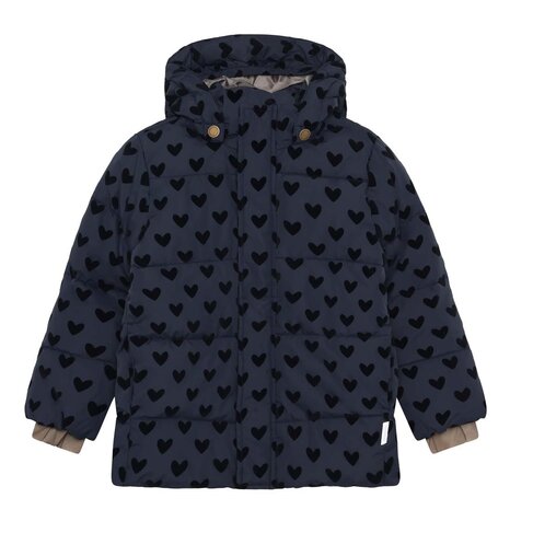 Enfant Jacket Quilt - Parisian Night AOP Hearts