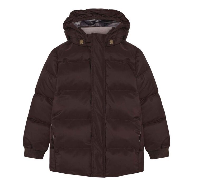 Enfant Jacket Quilt - Solid Coffee Bean