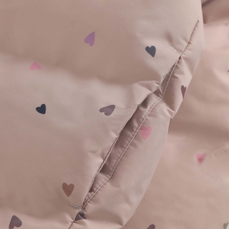 Enfant Jacket Quilt - Adobe Rose AOP Hearts