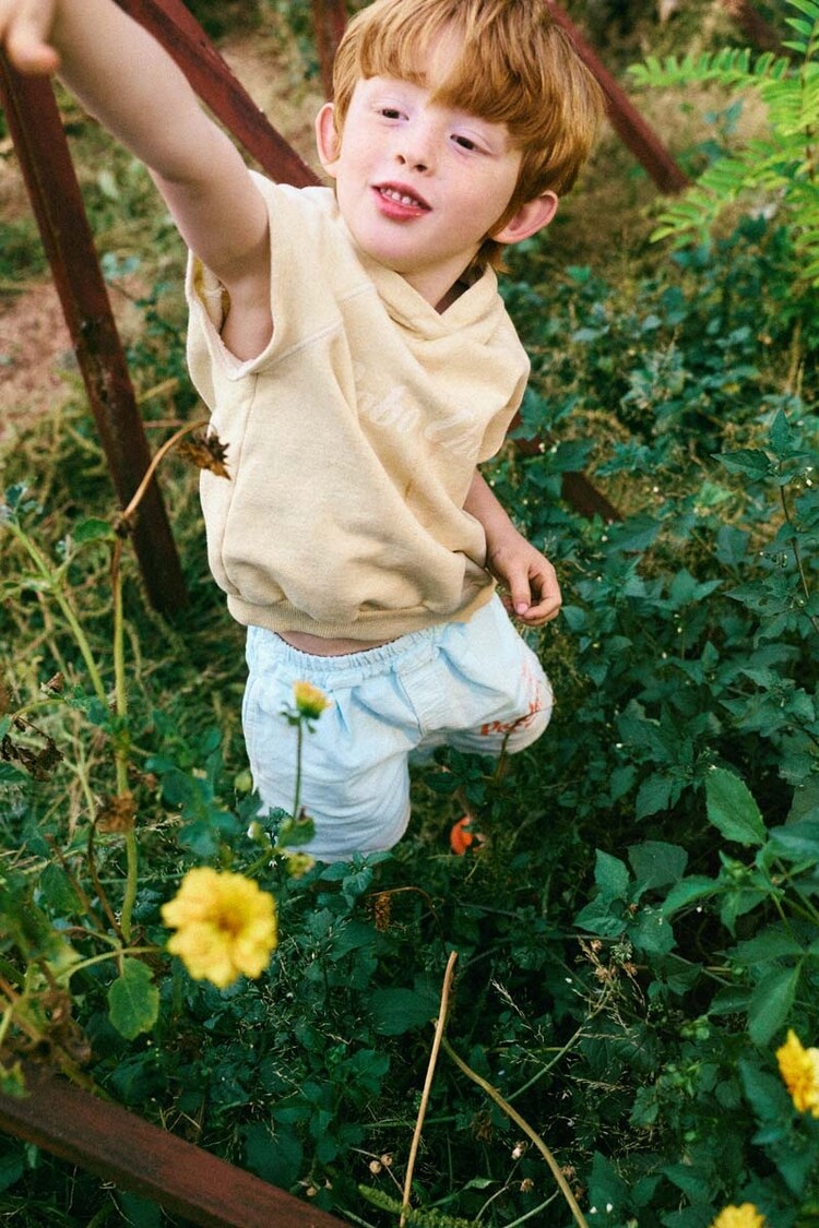 Bobo Choses Pickles The Dog woven Bermuda shorts