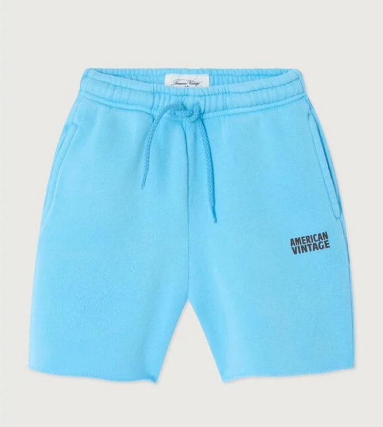 American Vintage IZUBIRD Shorts - Bleu Ciel Vintage