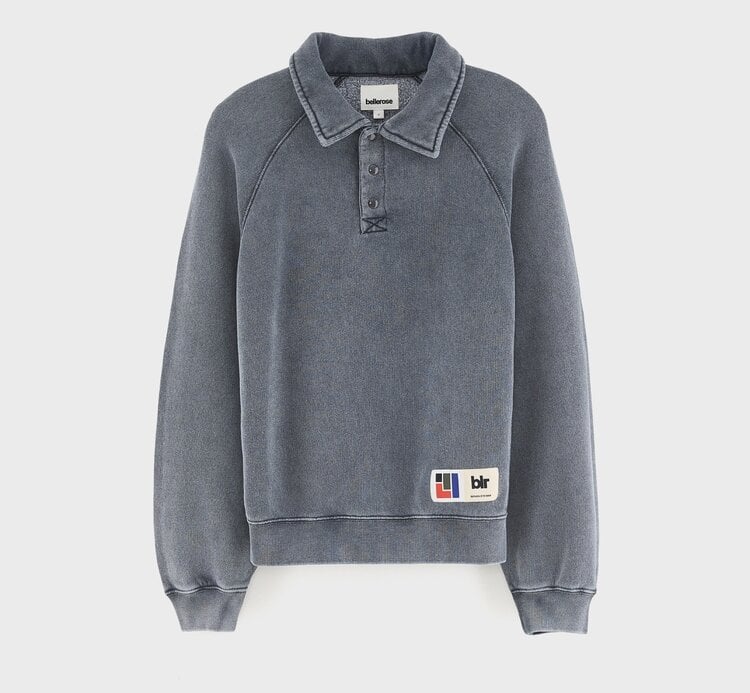 Bellerose Sweatshirt Felder - Black Blue